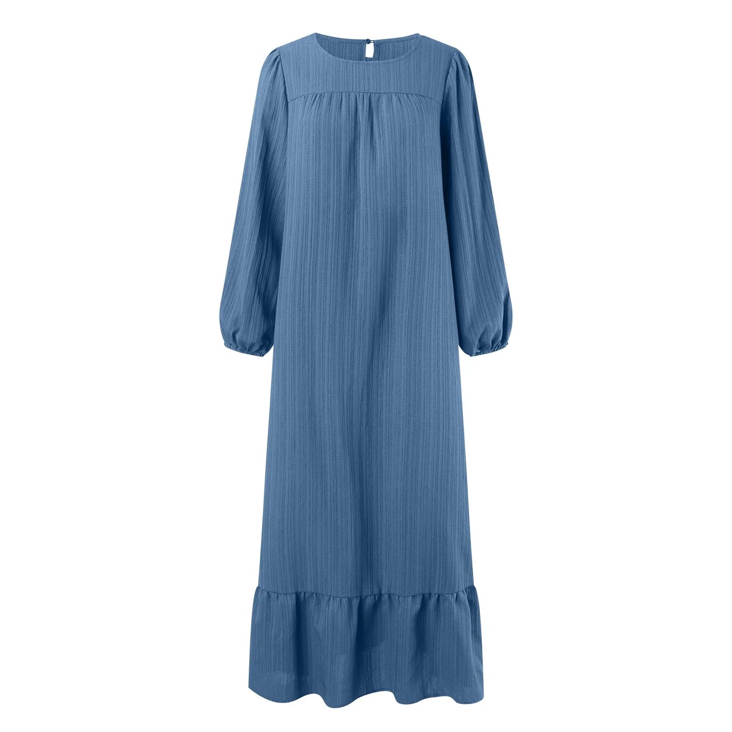 Long Sleeve Oversized Robe Kaftan Modest Dress For Women